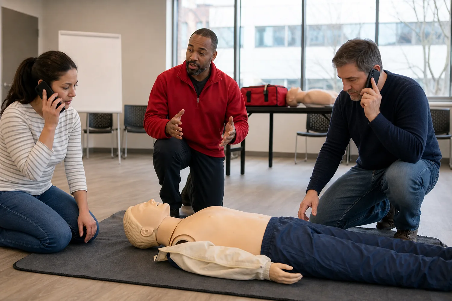 Formation aux gestes de premiers secours et &agrave; l&rsquo;appel des services d&rsquo;urgence